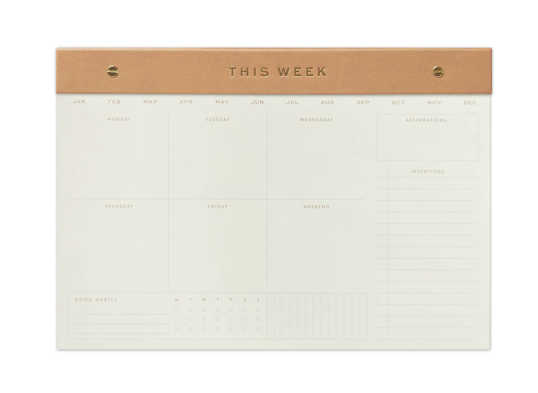 Weekly Postbound Notepad