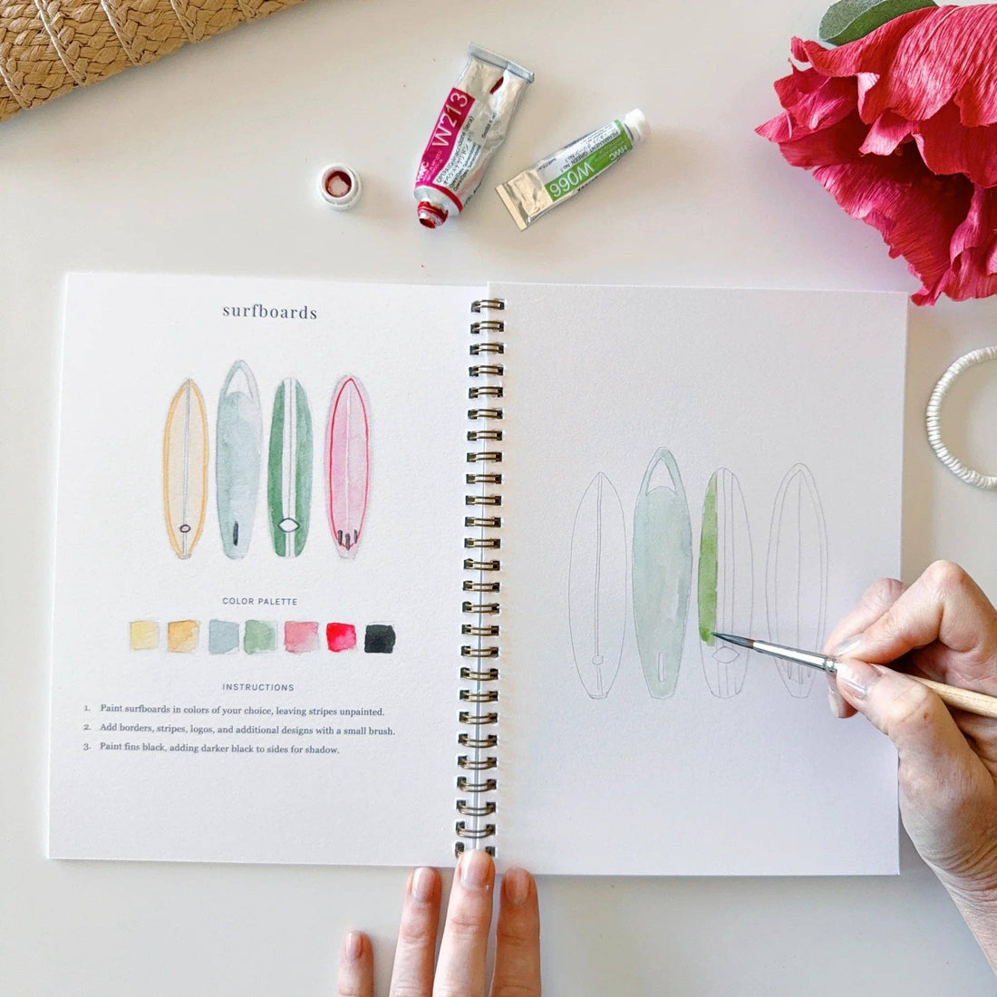 Watercolor Workbook - Tropical