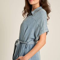 Denim Button Down Dress