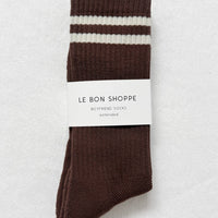 Extended Boyfriend Men's Socks - Wood
