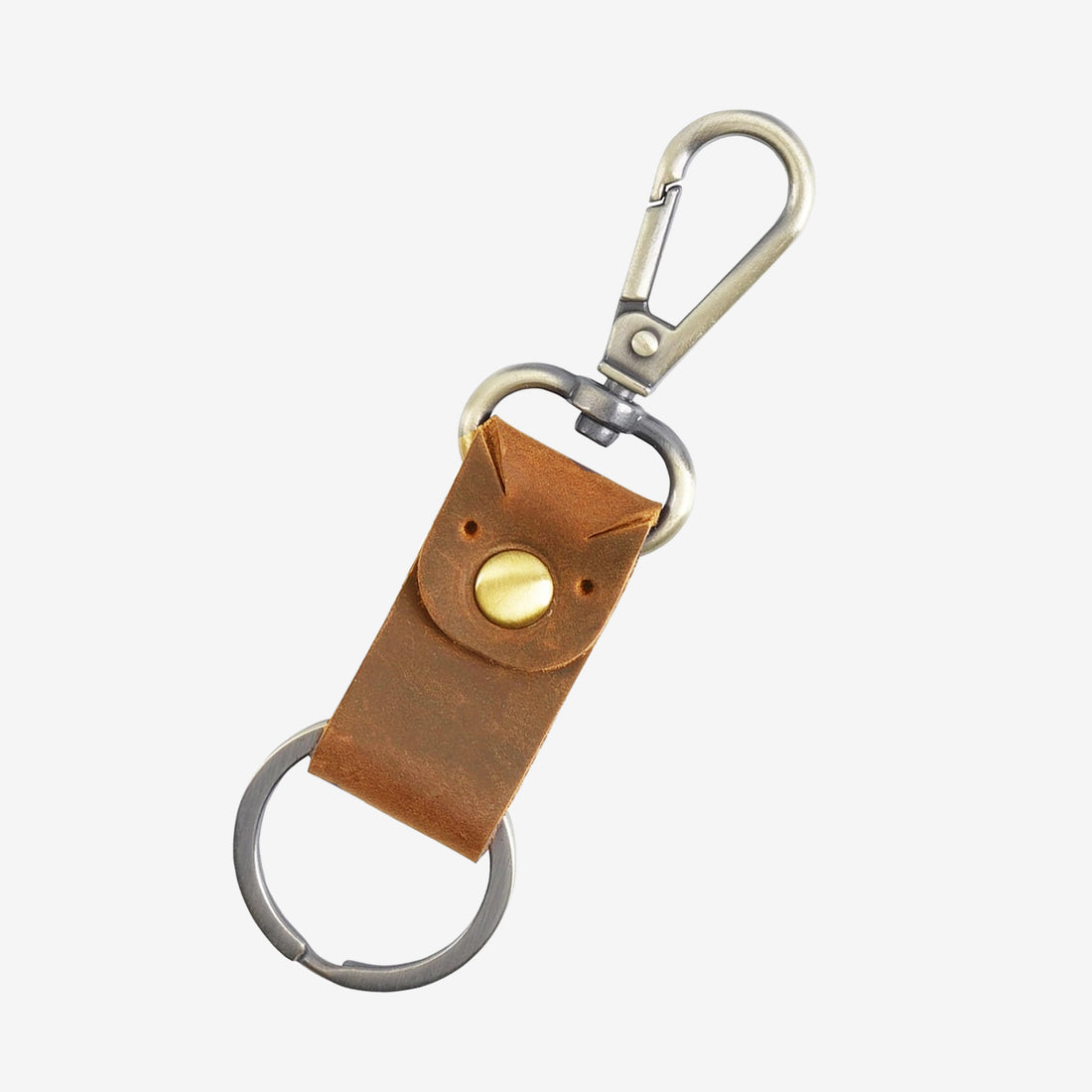 Small Leather Keychain