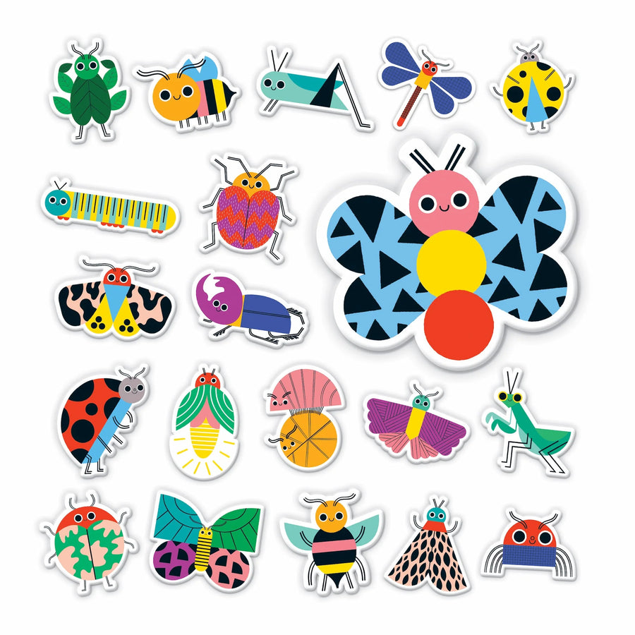 Bug Out! Stickable Foam Bath Shapes