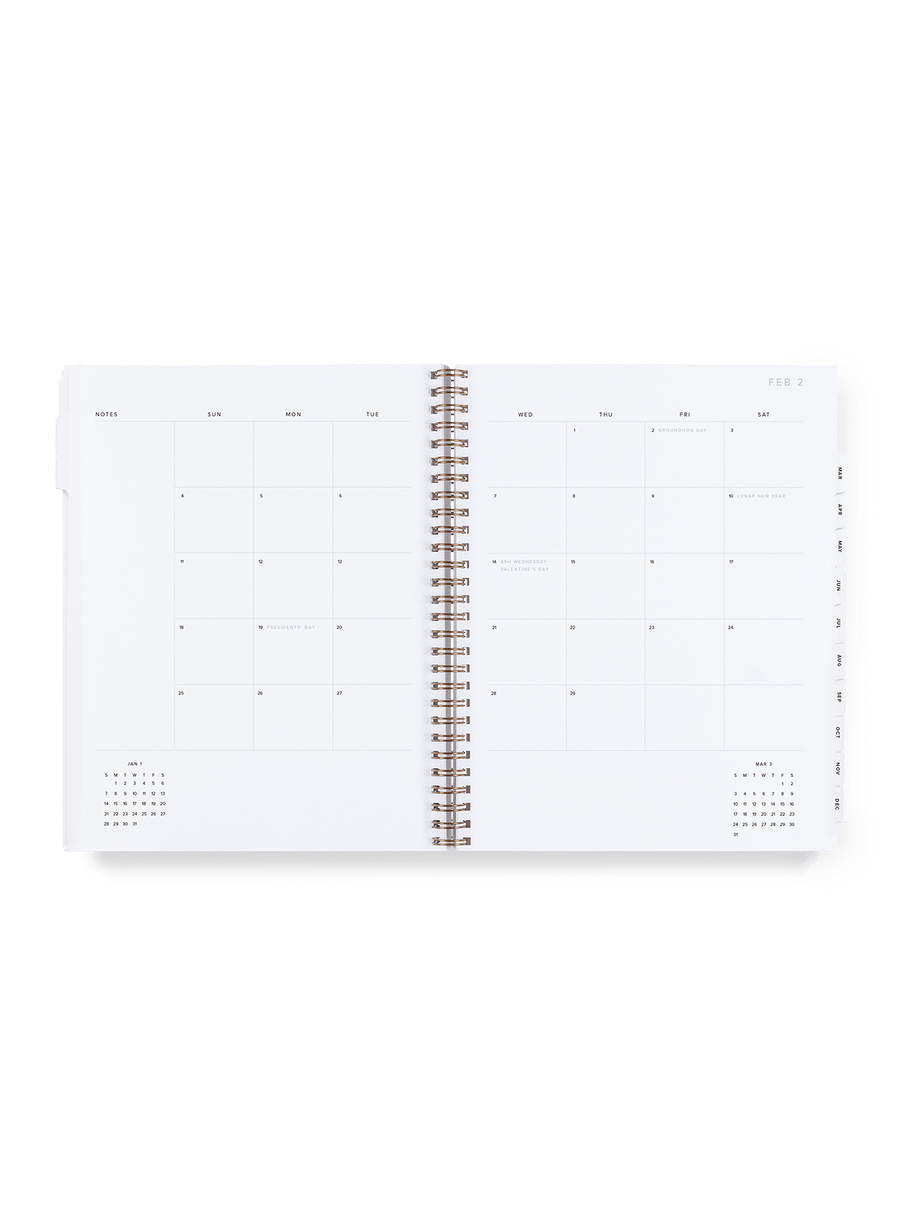 24-25 Year Task Planner - Oxford Blue