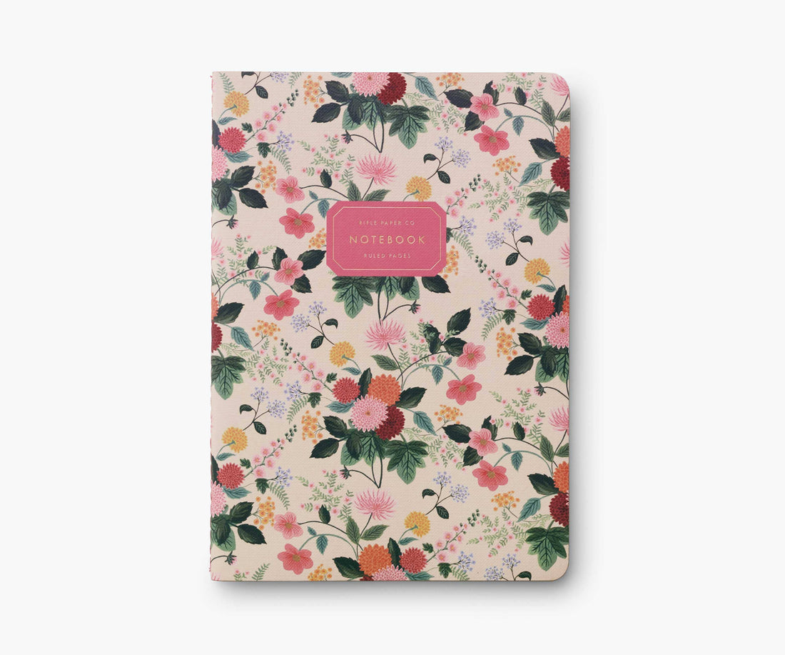 Dahlia Notebooks - Assorted Set of 3