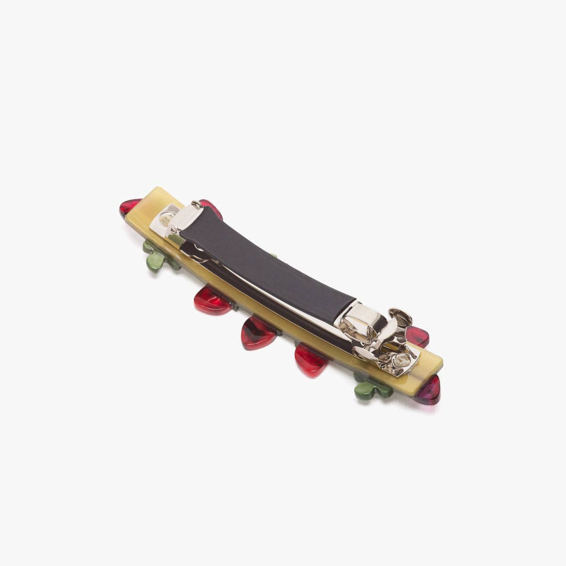 Wild Strawberry Acetate Barrette
