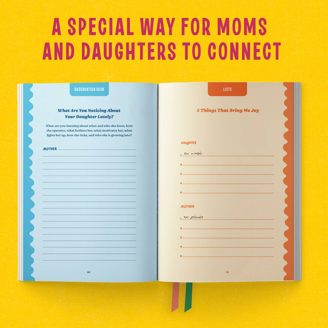 Uniquely Us Mother Daughter Journal