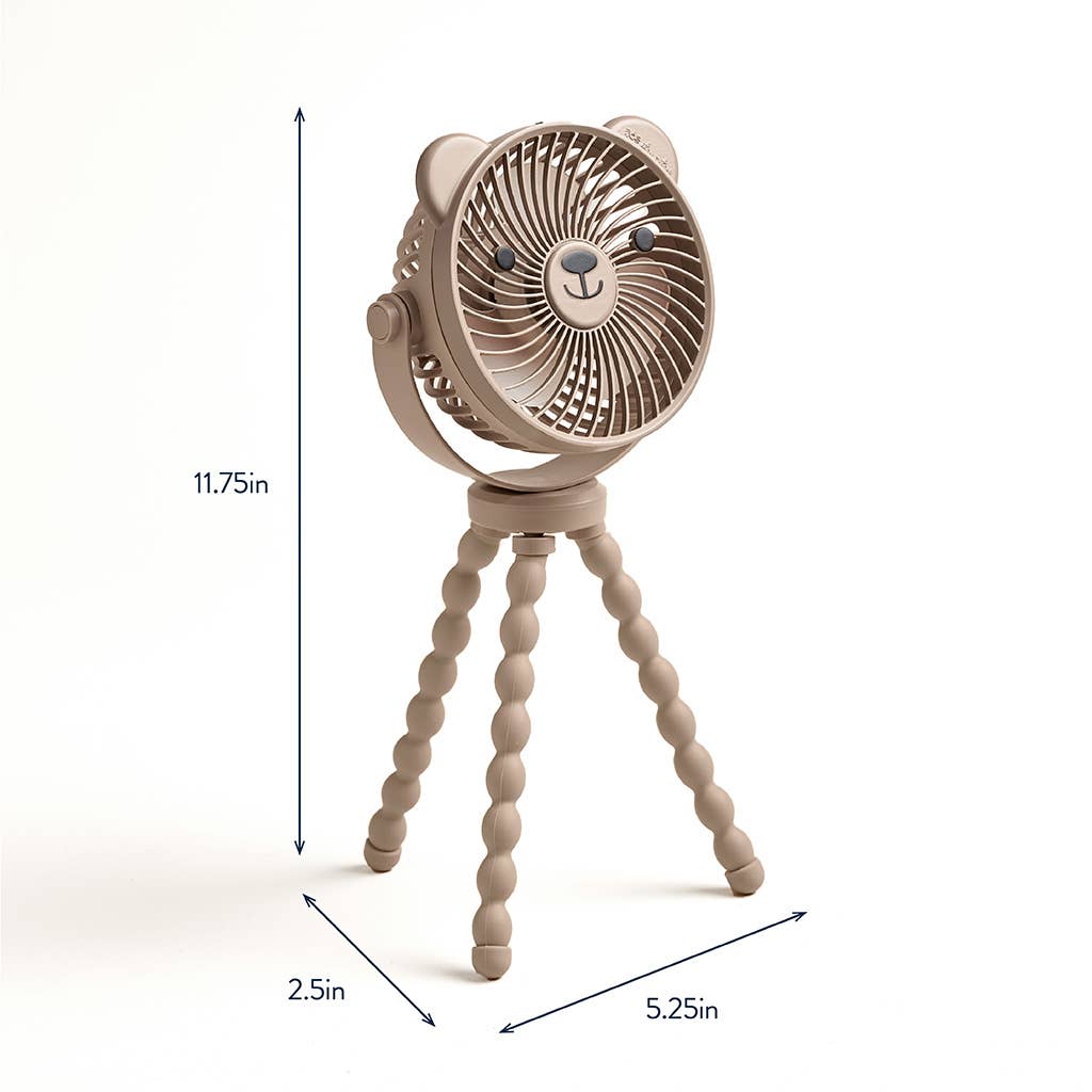 Itzy Breeze Stroller Fan - Taupe