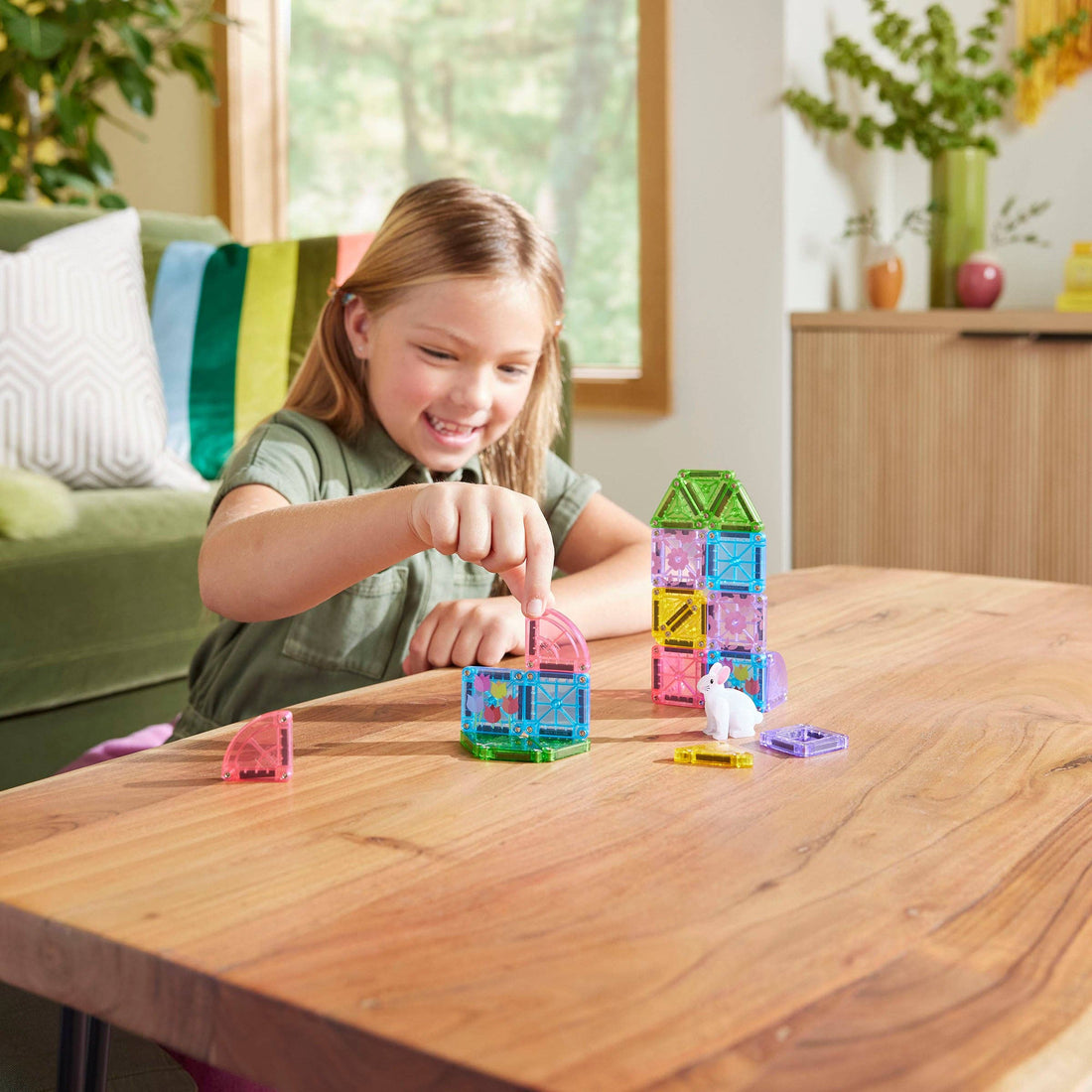 Magna-Tiles Travel Set - Spring Garden