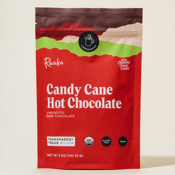 candy cane flavored hot chocolate