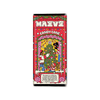 Holiday Olive Sock + Chocolate Bundle (Candy Cane)