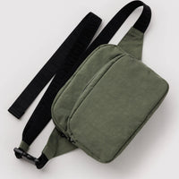 green fanny pack