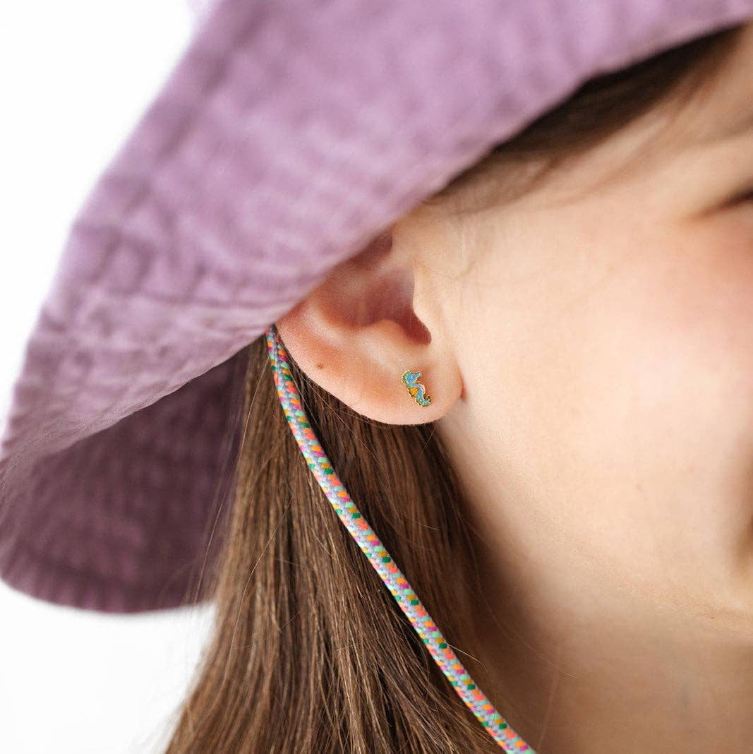 Pip Pop Post Earrings - Seahorse