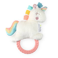 Ritzy Rattle Pal™ Plush Rattle Pal with Teether: Rainbow