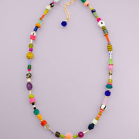 Colorful Beaded Friendship Necklace