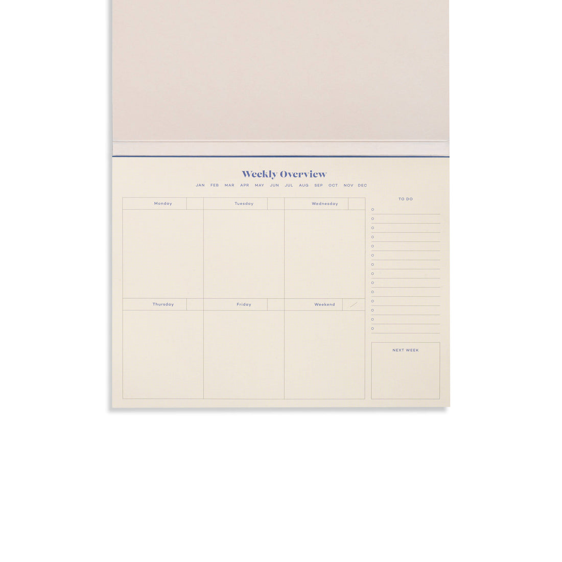 Weekly Undated Desk Planner - Joy