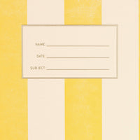 Standard Notebook - Yellow Stripe