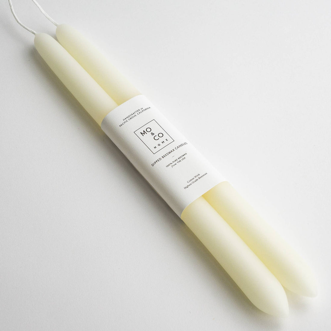 Beeswax Taper Candles - Natural