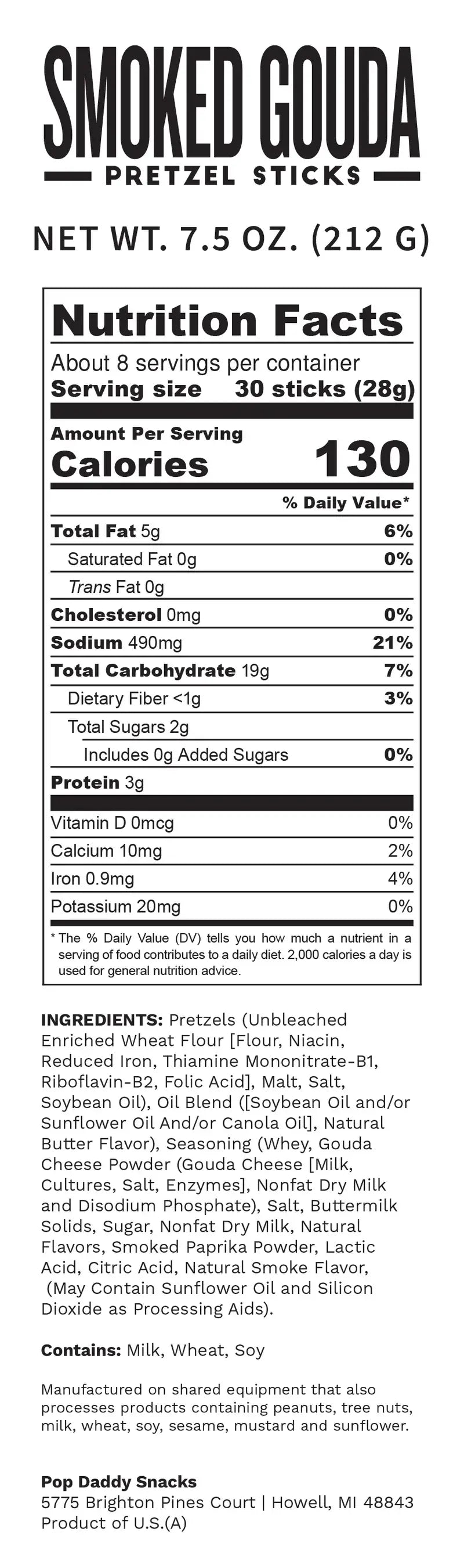 Smoked Gouda Seasoned Pretzels