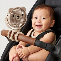 Itzy Breeze Stroller Fan - Taupe