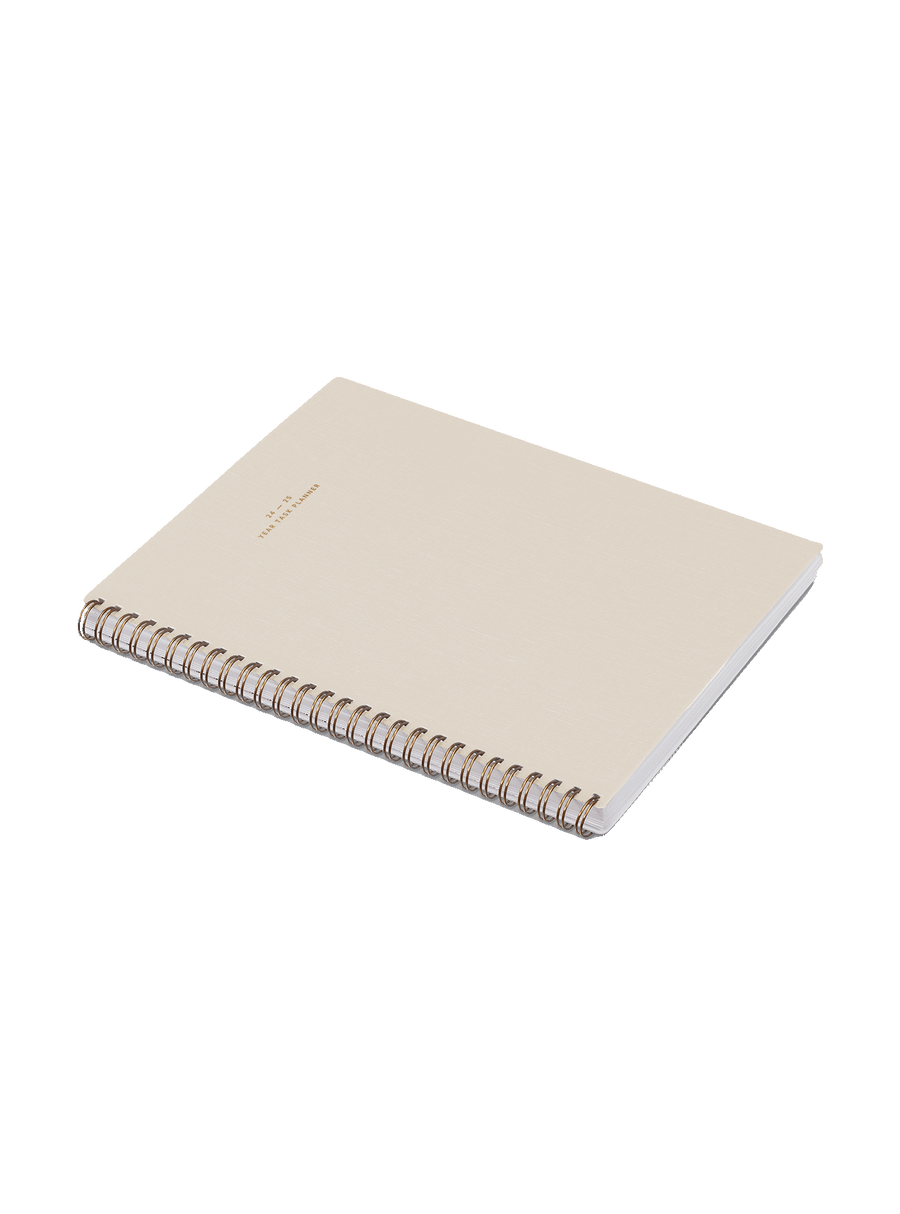 24-25 Year Task Planner - Natural Linen