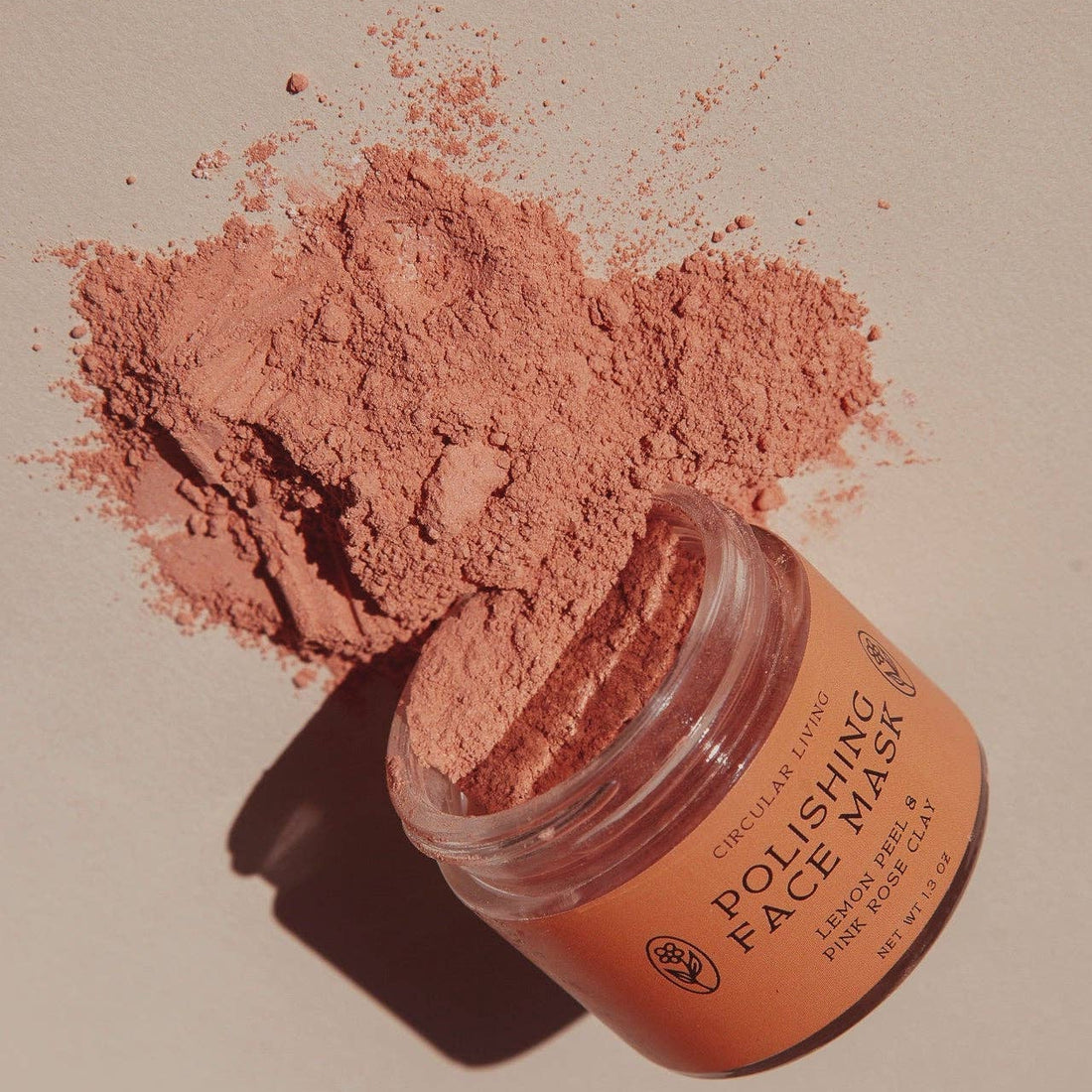 Polishing Face Mask - Lemon Peel & Pink Rose Clay