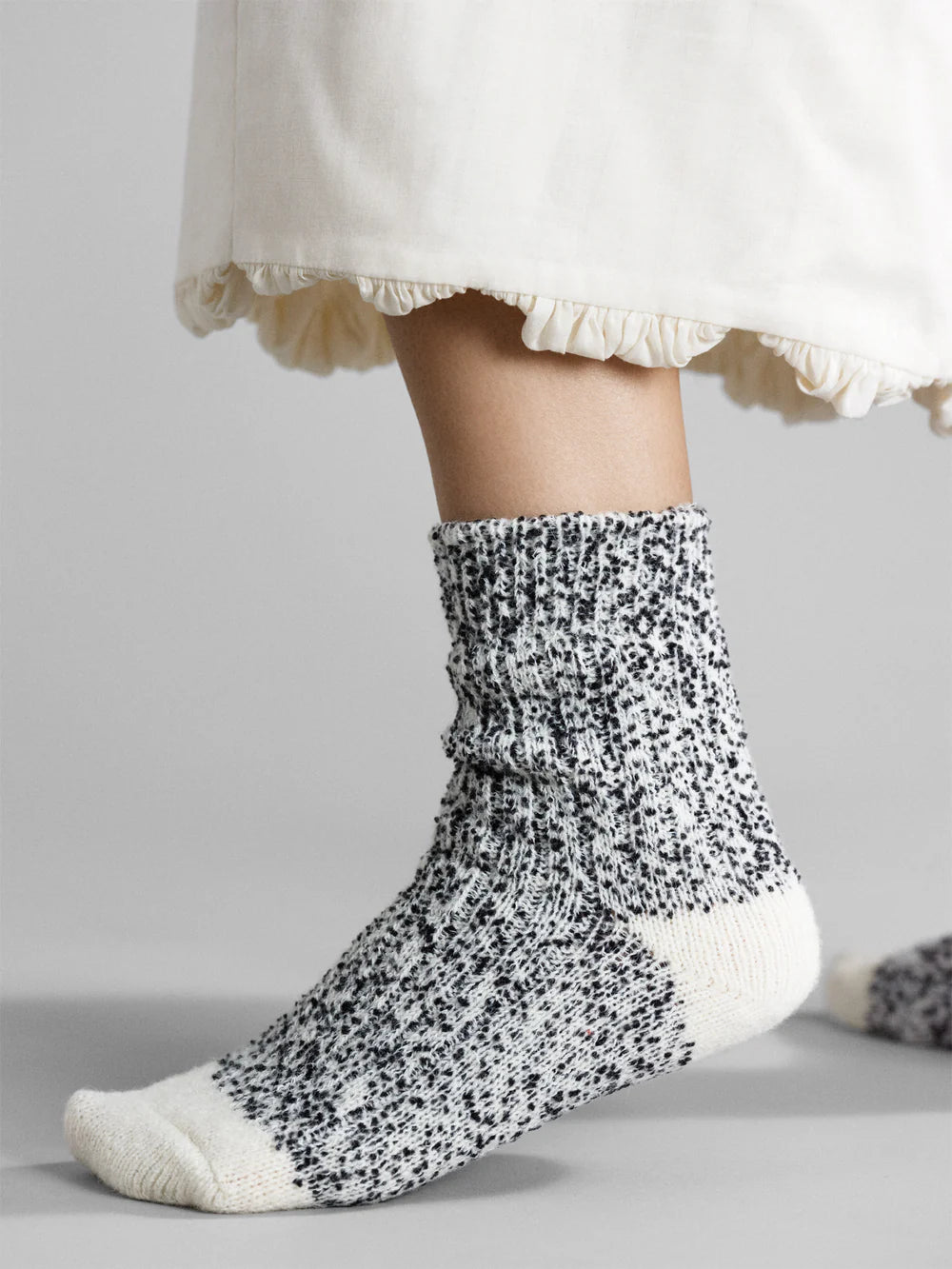 Disco Short Crew Socks - Cookies & Cream
