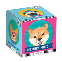 24 piece memory match game for toddlers dog themed