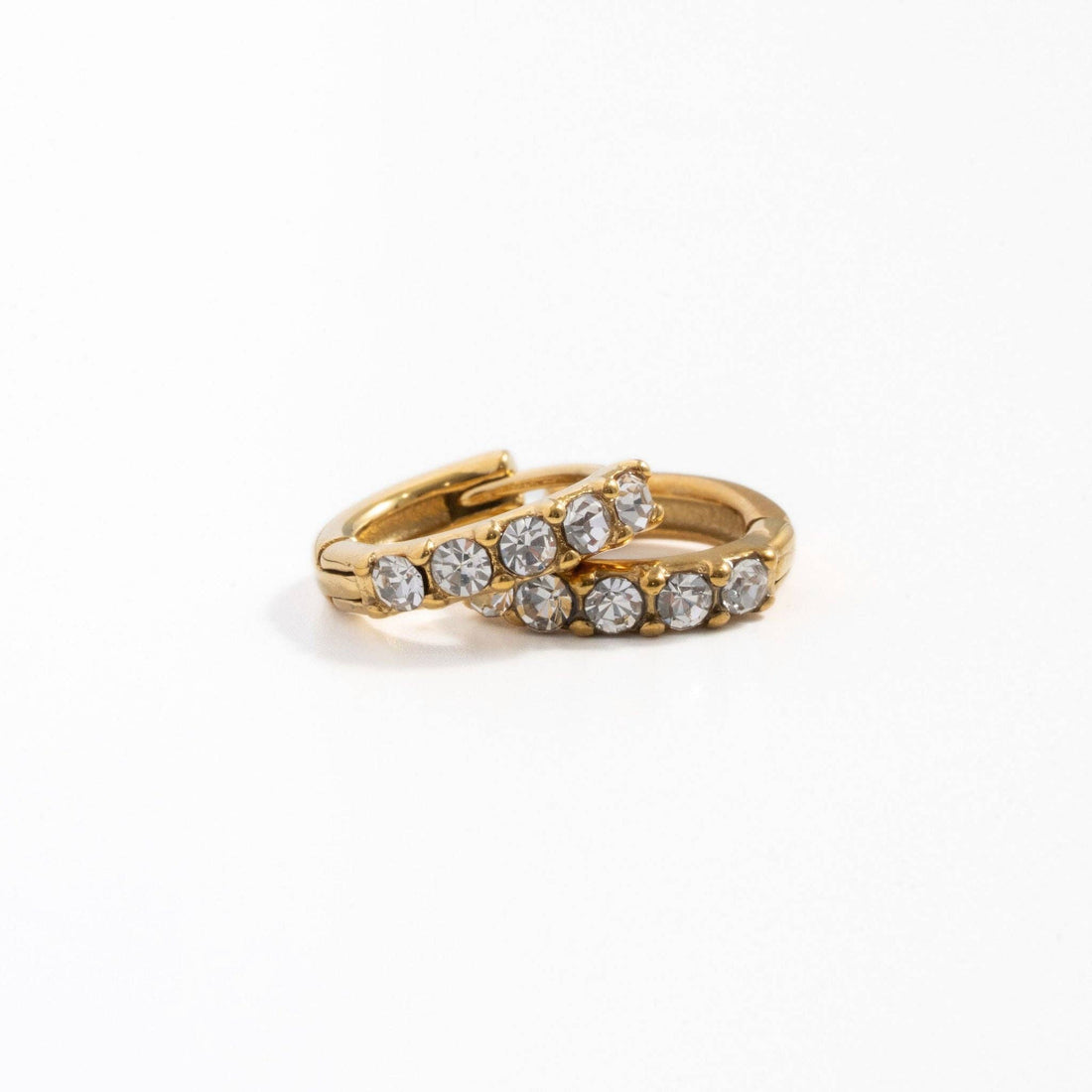 Pip Pop Post Hoops - Dainty Gem