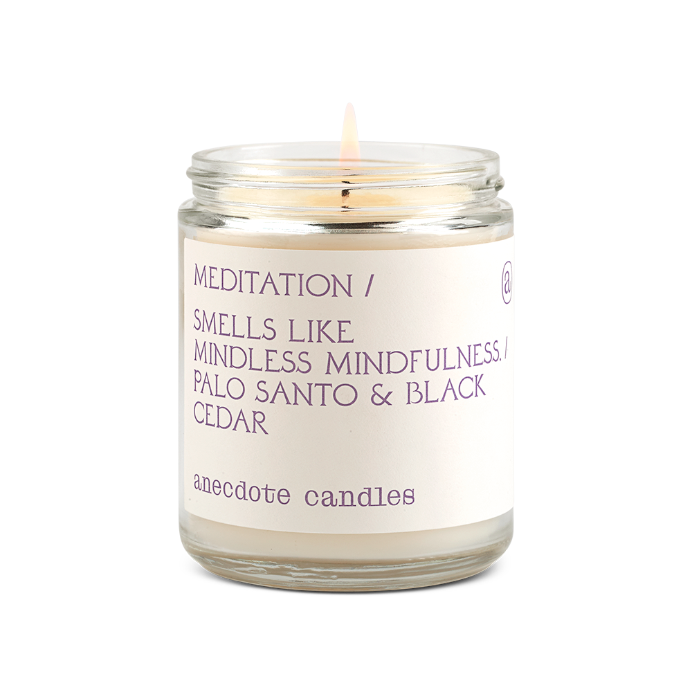 Meditation Candle - Palo Santo & Black Cedar