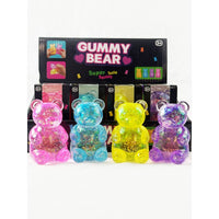 Glittered Gummy Bear Squishy Toy
