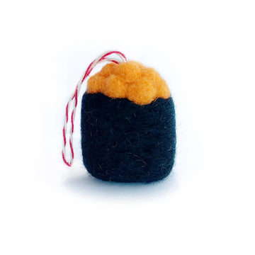 Sushi Felt Wool Ornament  - Roe
