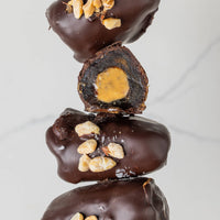 Peanut Butter Crunch Chocolate Dates