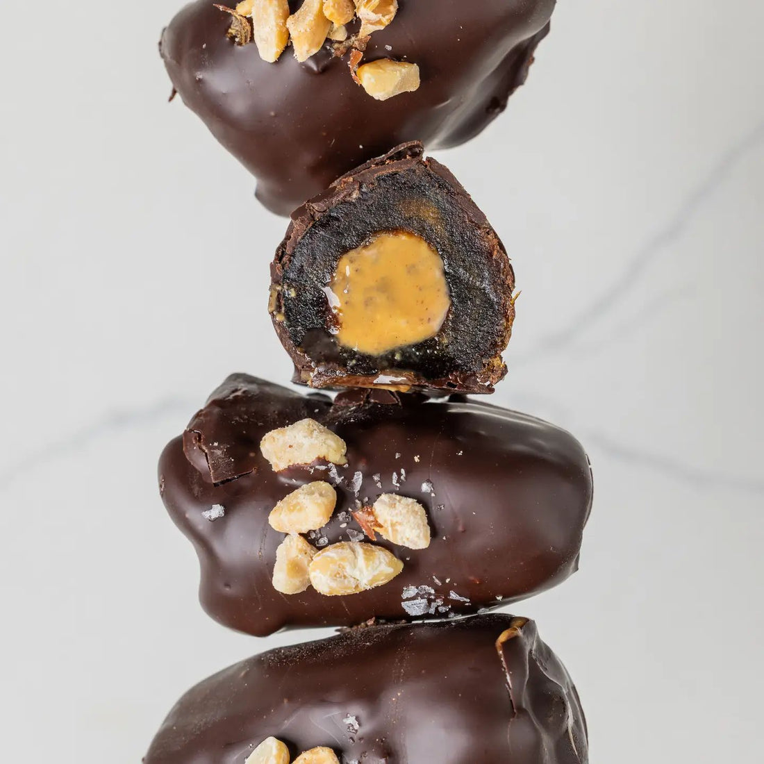 Peanut Butter Crunch - Chocolate Covered Dates