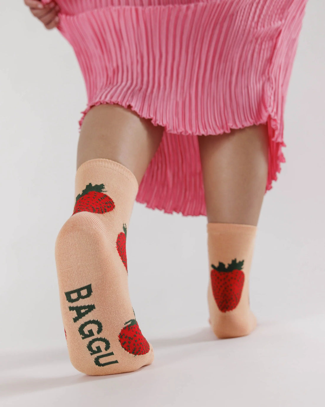 Crew Sock - Strawberry