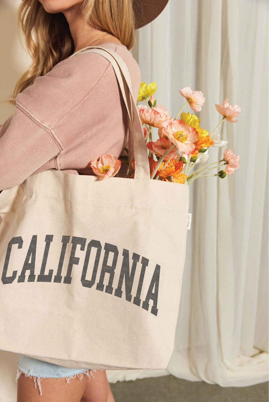 California Canvas Tote Bag