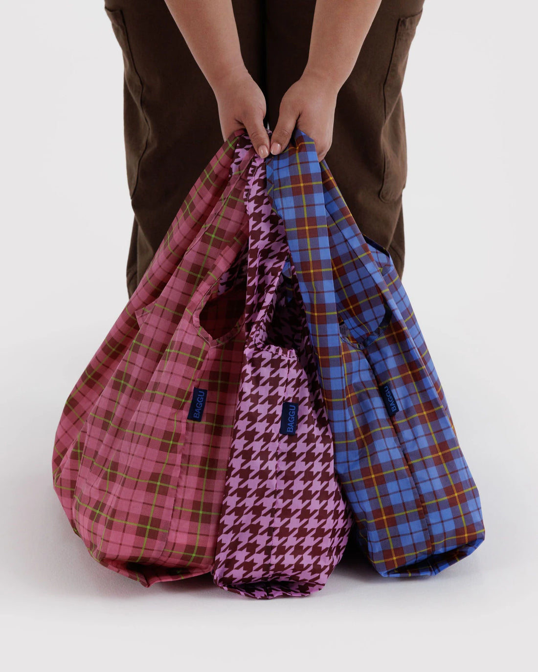 Check Mix Standard Baggu (Set of 3)