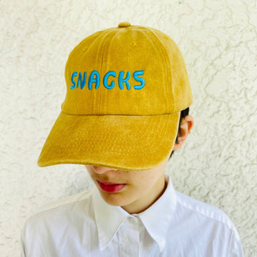 "Snacks" Embroidered Hat