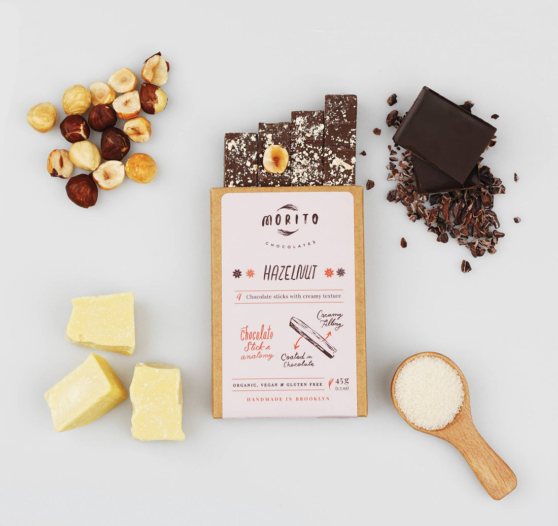 Hazelnut Vegan Chocolate Sticks