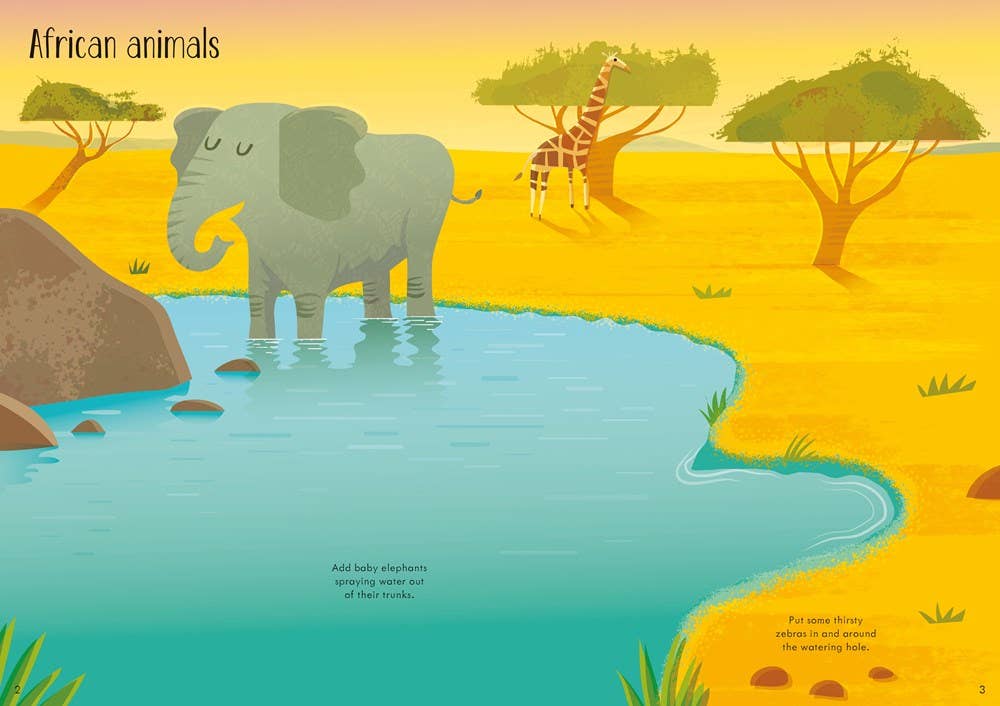 Little First Stickers Book - Animals