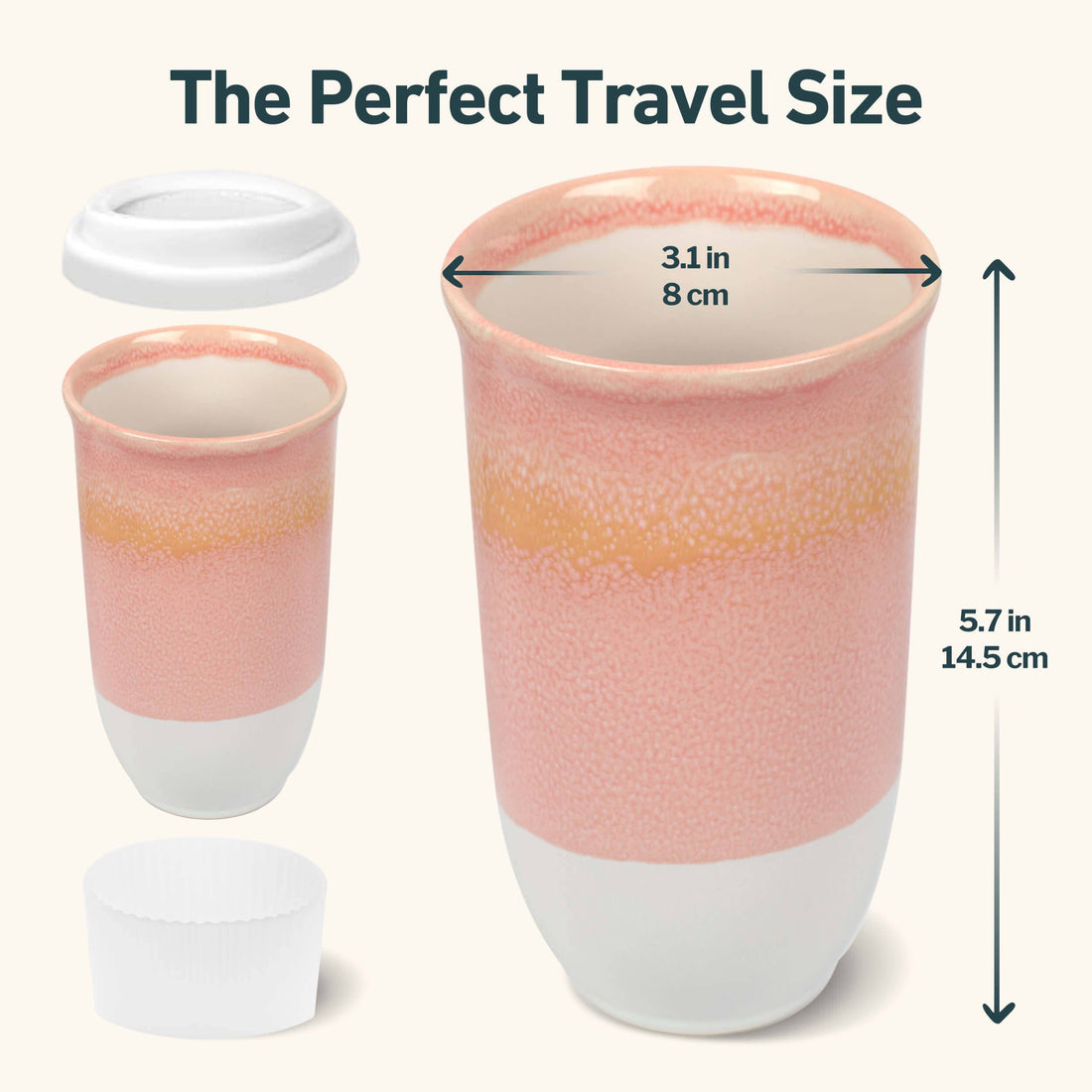 Afterglow Ceramic Travel Mug – 16 oz