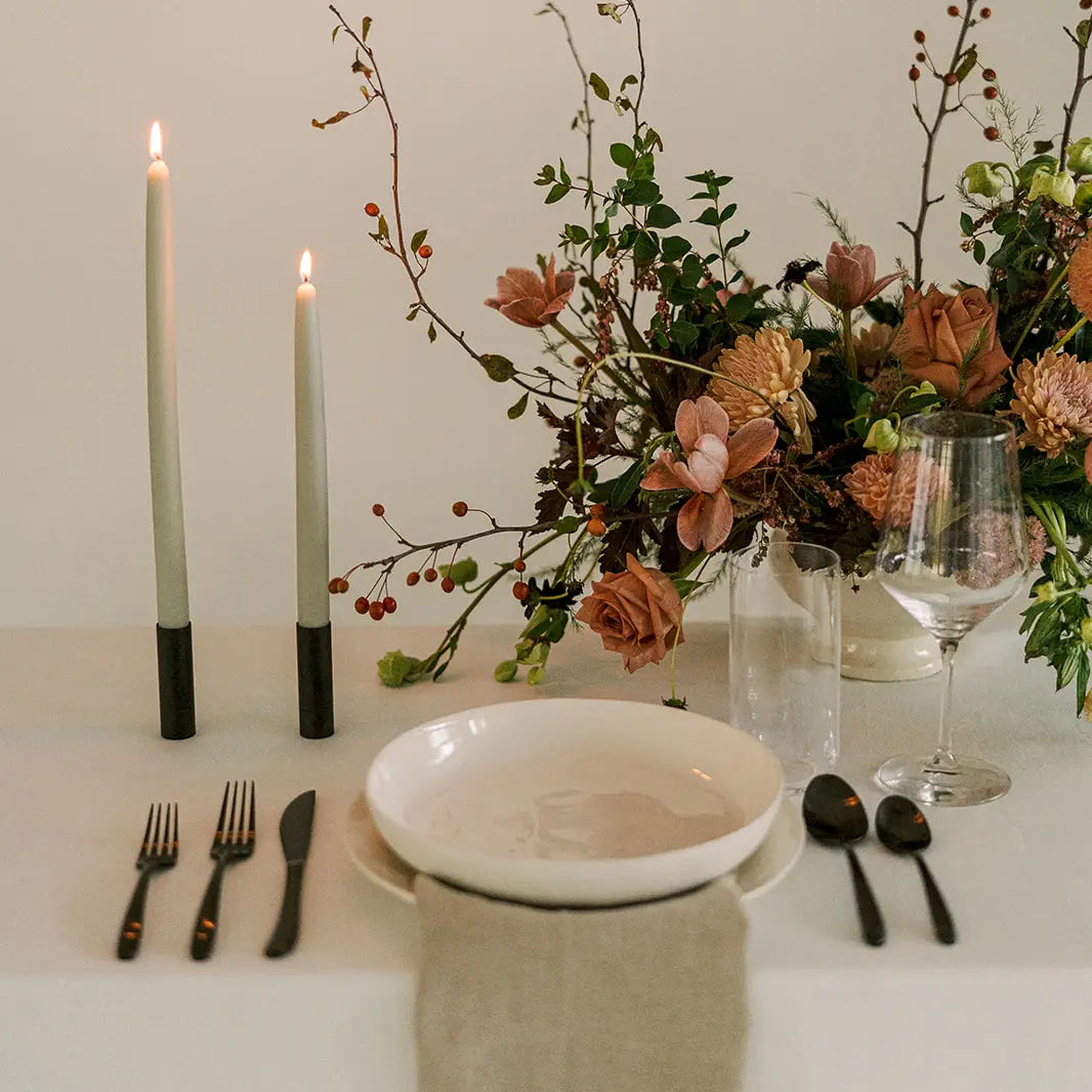 Beeswax Taper Candles - Eucalyptus