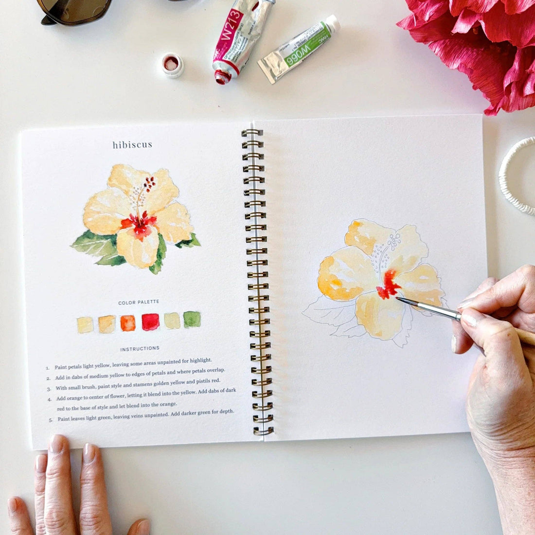 Watercolor Workbook - Tropical