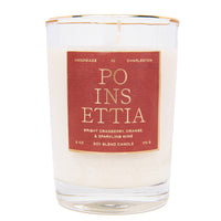 Poinsettia Holiday Candle