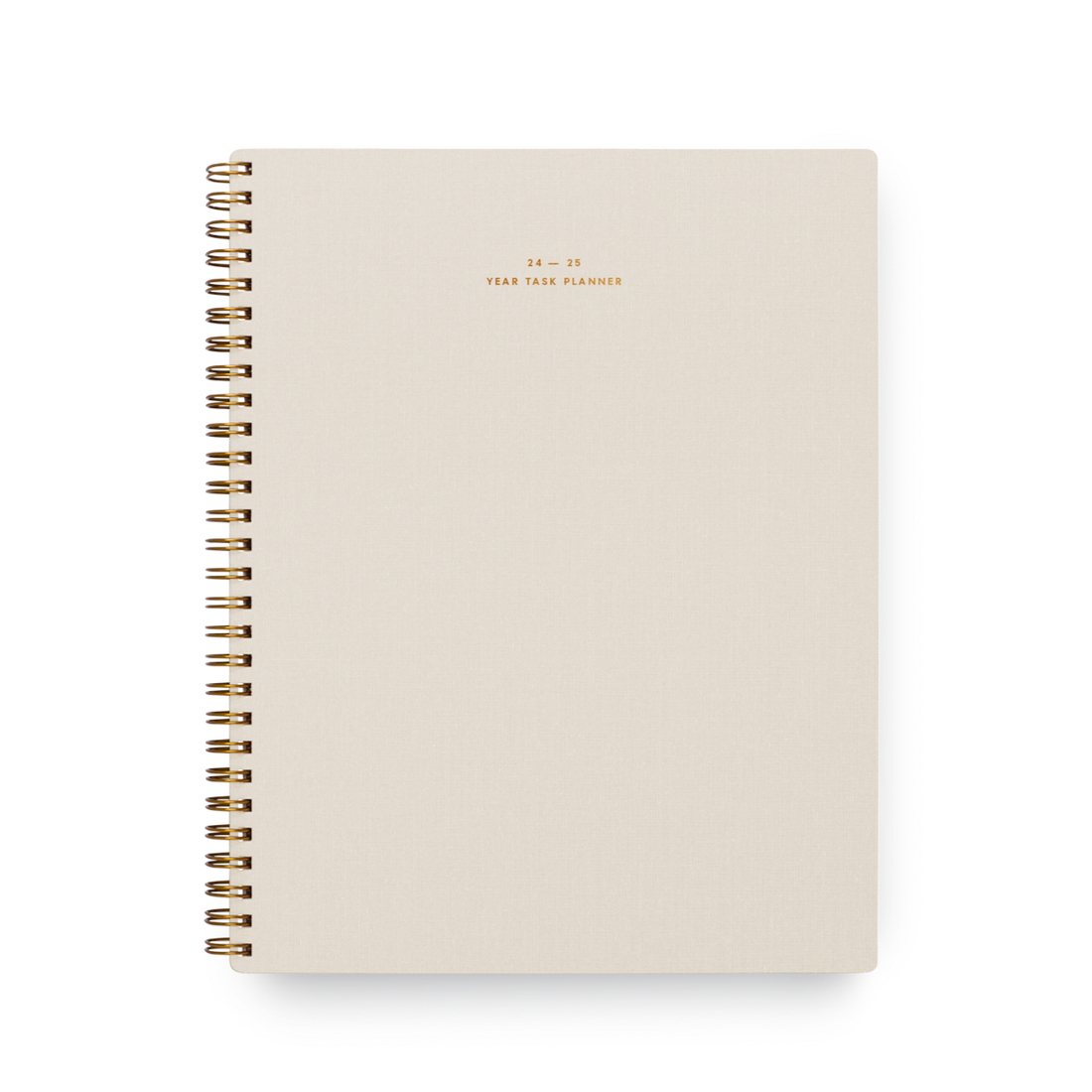 24-25 Year Task Planner - Natural Linen