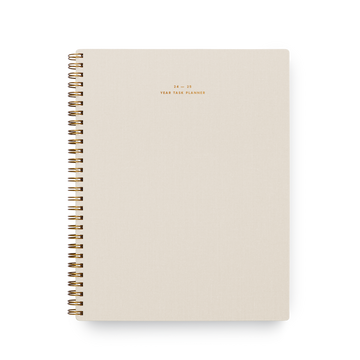 24-25 Year Task Planner - Natural Linen