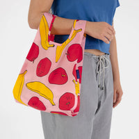 Baby Baggu - Light Pink Apples & Bananas