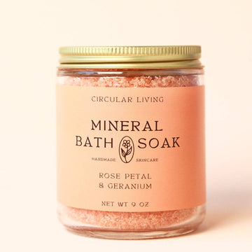 Mineral Bath Soak - Rose Petal & Geranium