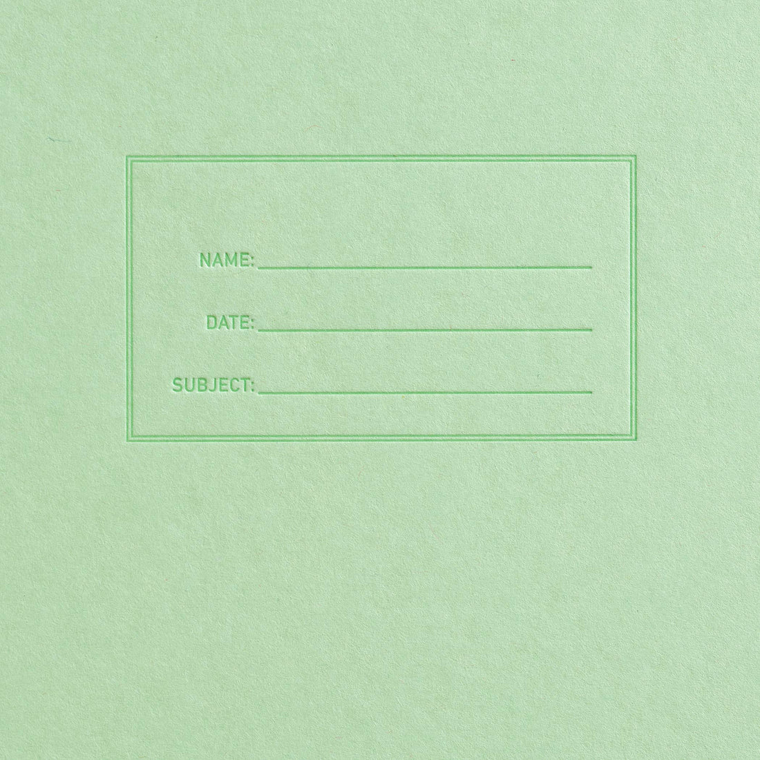 Standard Notebook - Mint