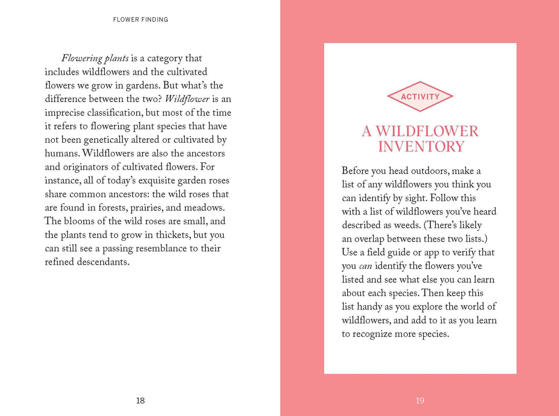 Pocket Nature: Flower Finding Book