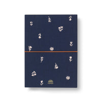 Fabric Lined Notebook - Twilight Blooms